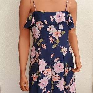 Francesca's Floral Print Jumper Size Small